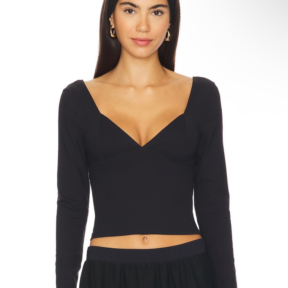 Free People Long Sleeve Duo Corset Cami